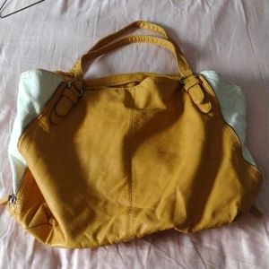 Pretty Yellow 💛 Leather Tote